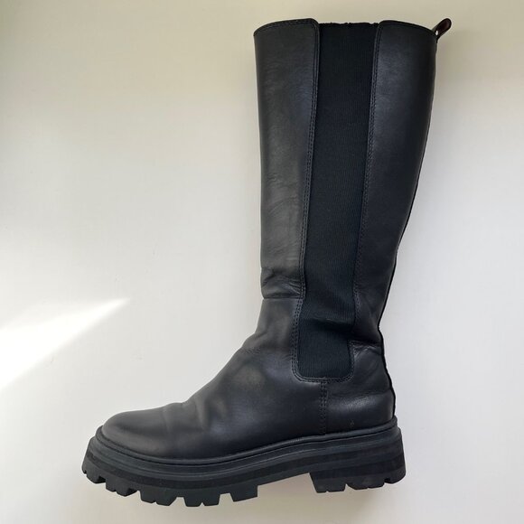 Madewell The Poppy Tall Lugsole Boots | Size 6.5 - Picture 5 of 11